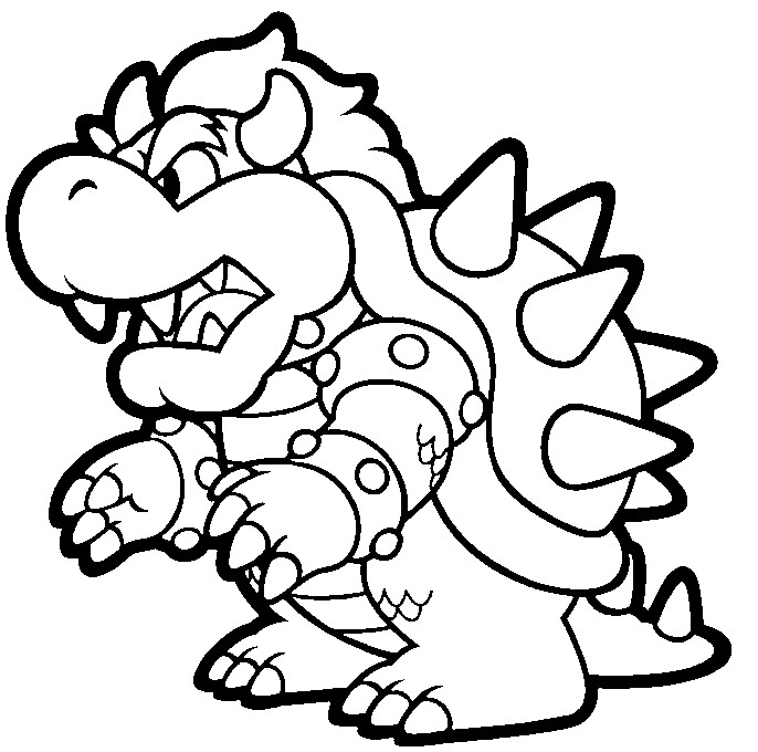 Mario Coloring Pages for Kids Printable 150