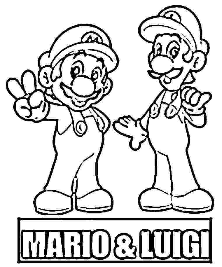 Mario Coloring Pages for Kids Printable 152