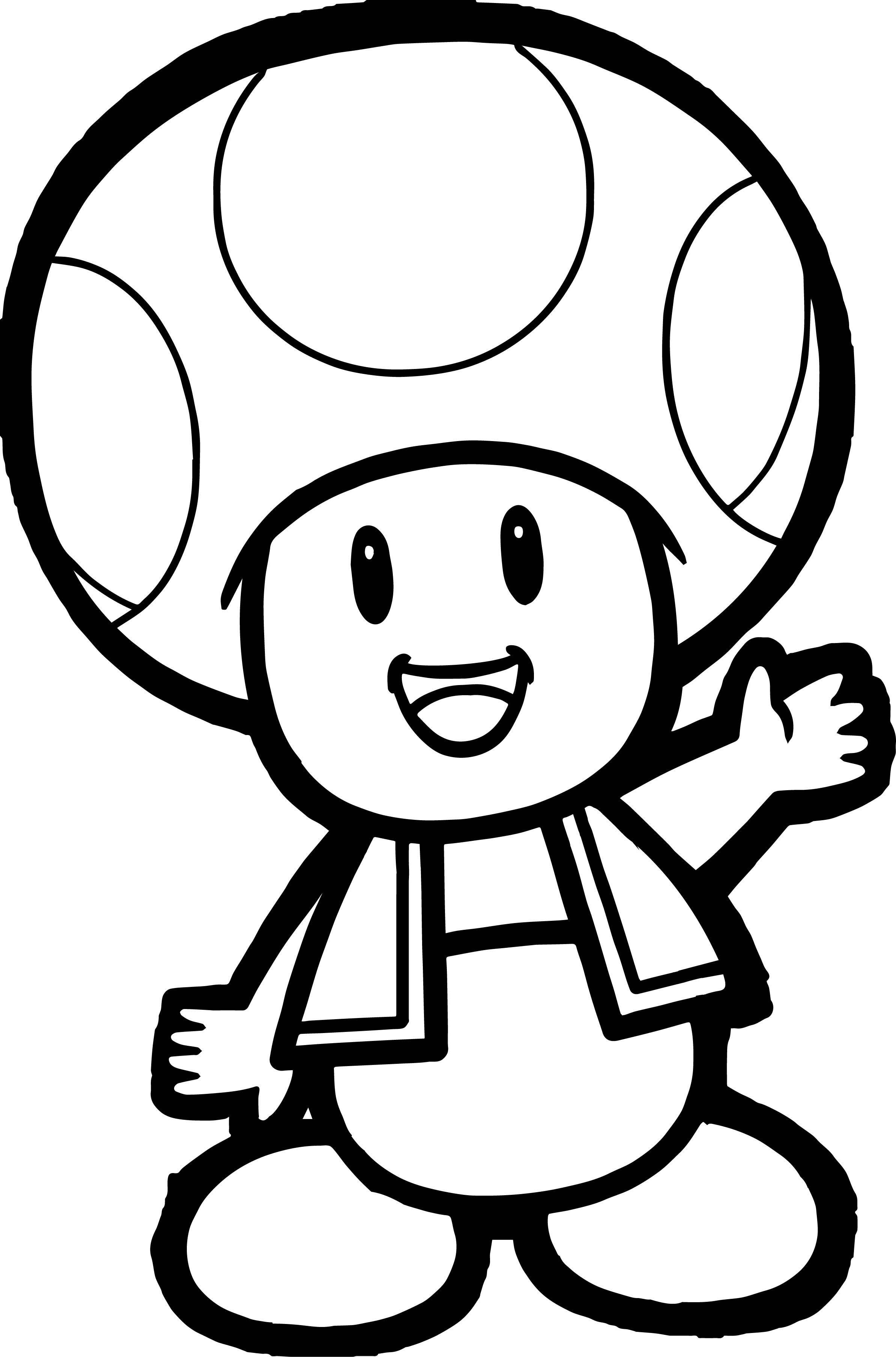 Mario Coloring Pages for Kids Printable 153