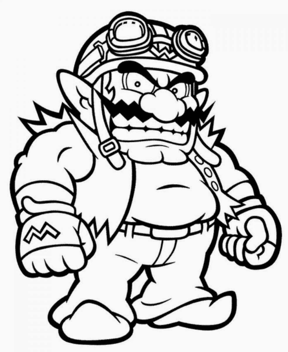 Mario Coloring Pages for Kids Printable 169