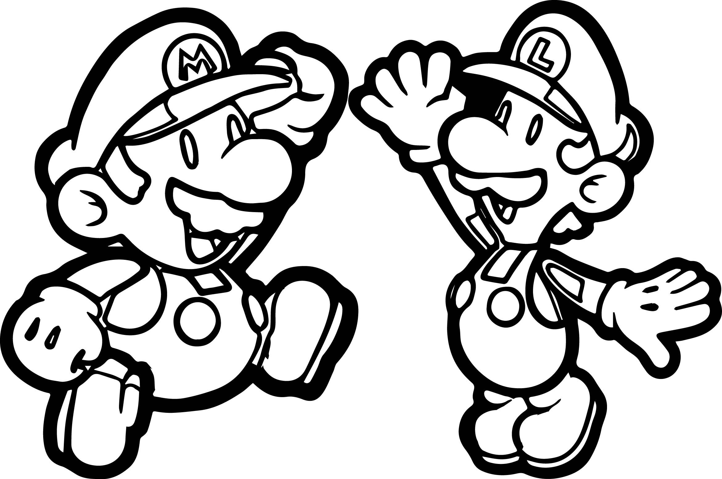 Mario Coloring Pages for Kids Printable 183