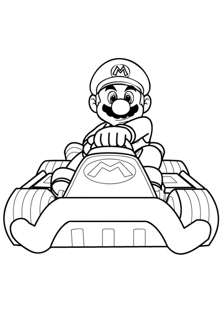 Mario Coloring Pages for Kids Printable 184