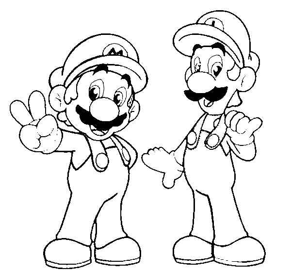 Mario Coloring Pages for Kids Printable 185