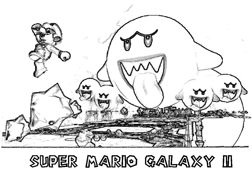 Mario Coloring Pages for Kids Printable 187