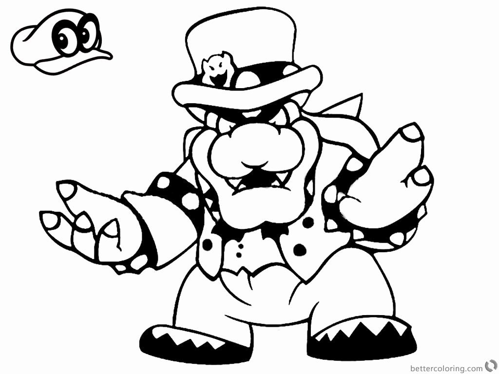 Mario Coloring Pages for Kids Printable 188