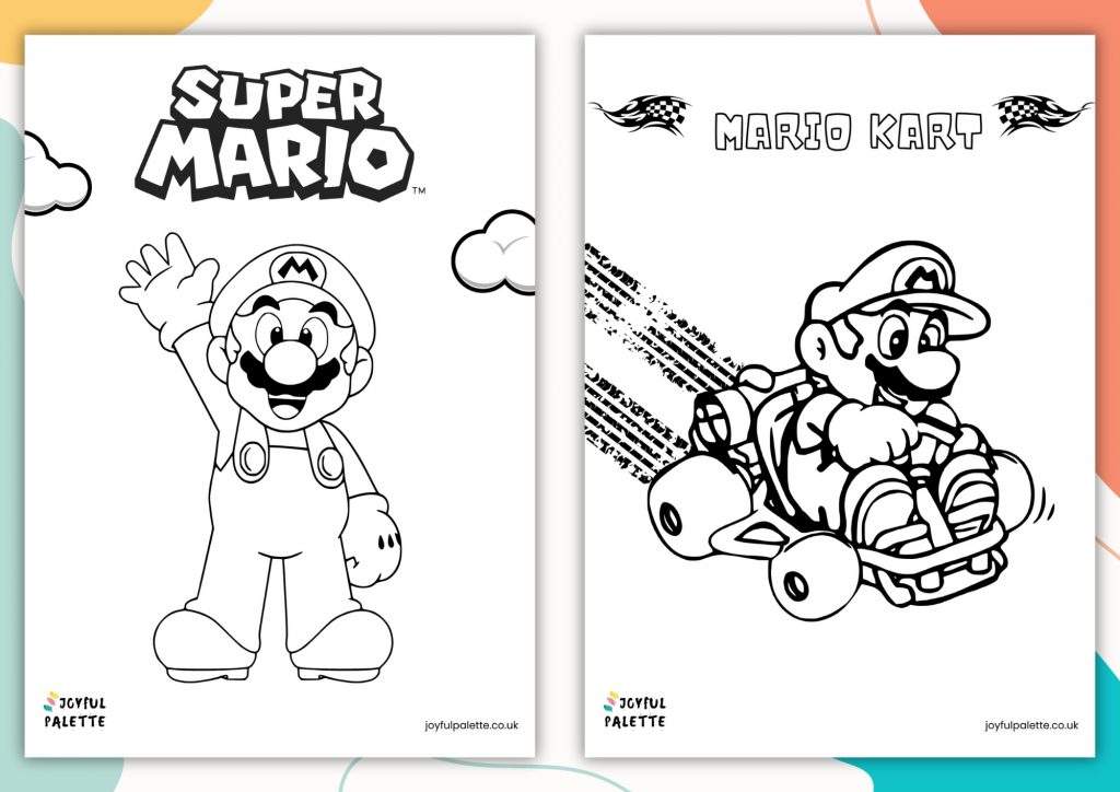 Mario Coloring Pages for Kids Printable 21