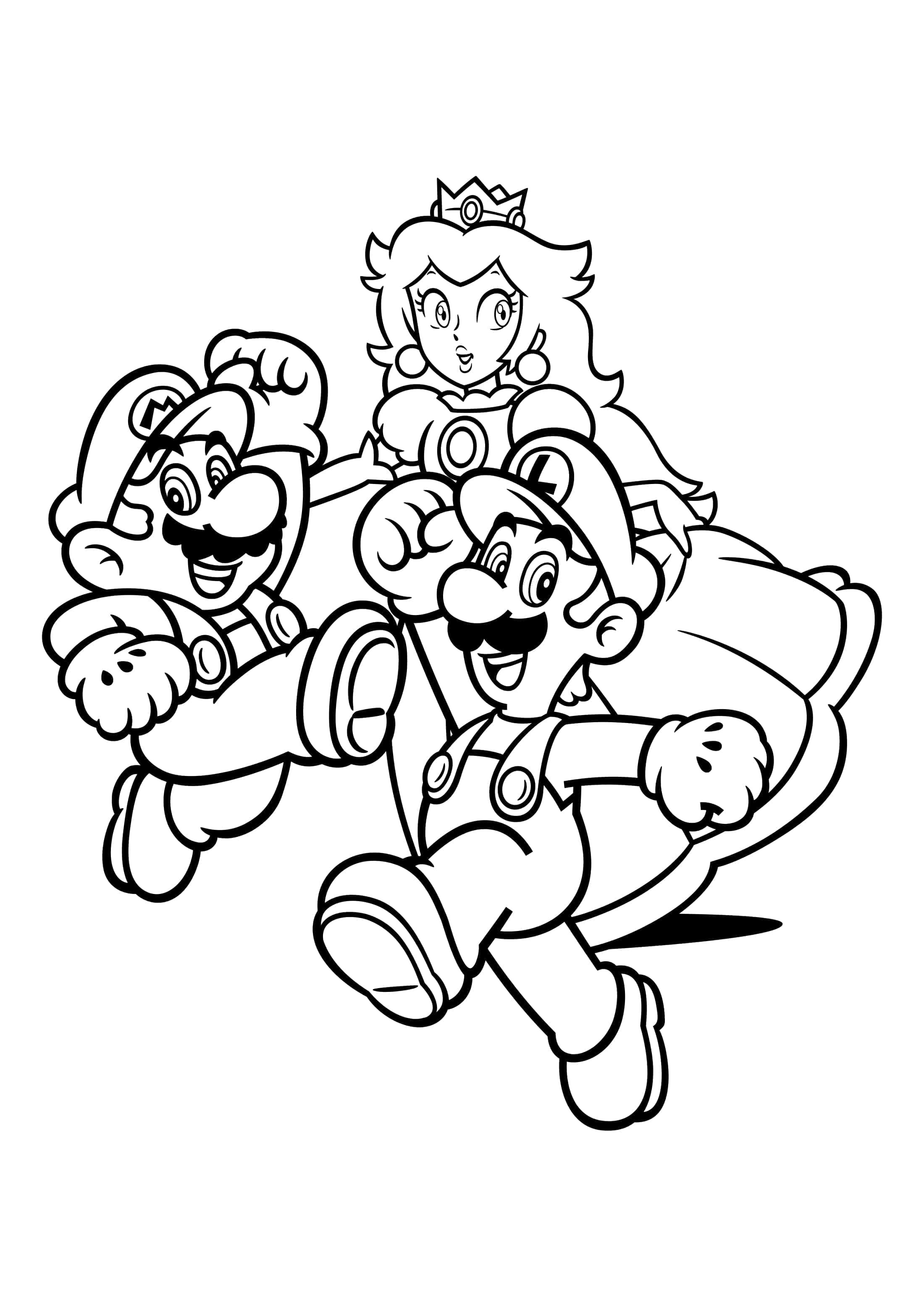 Mario Coloring Pages for Kids Printable 25