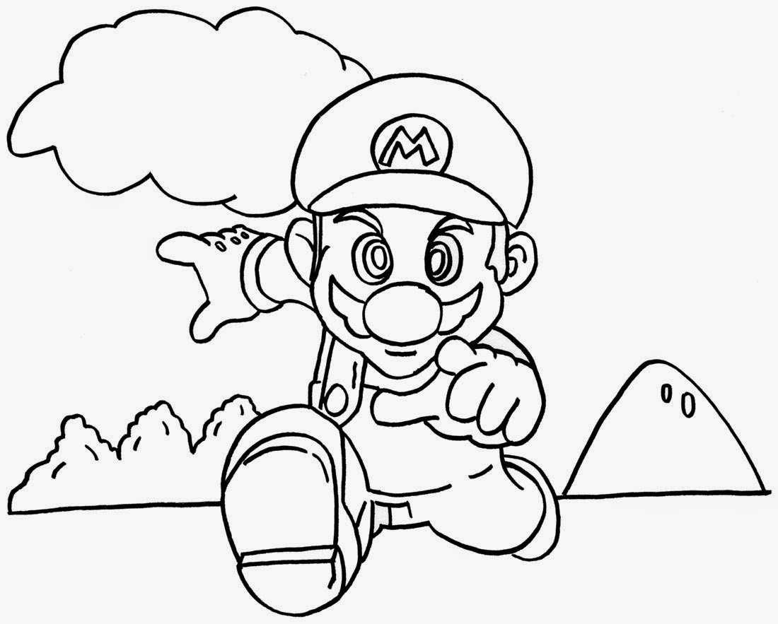 Mario Coloring Pages for Kids Printable 39