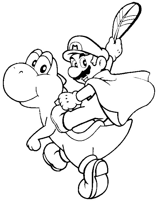 Mario Coloring Pages for Kids Printable 41