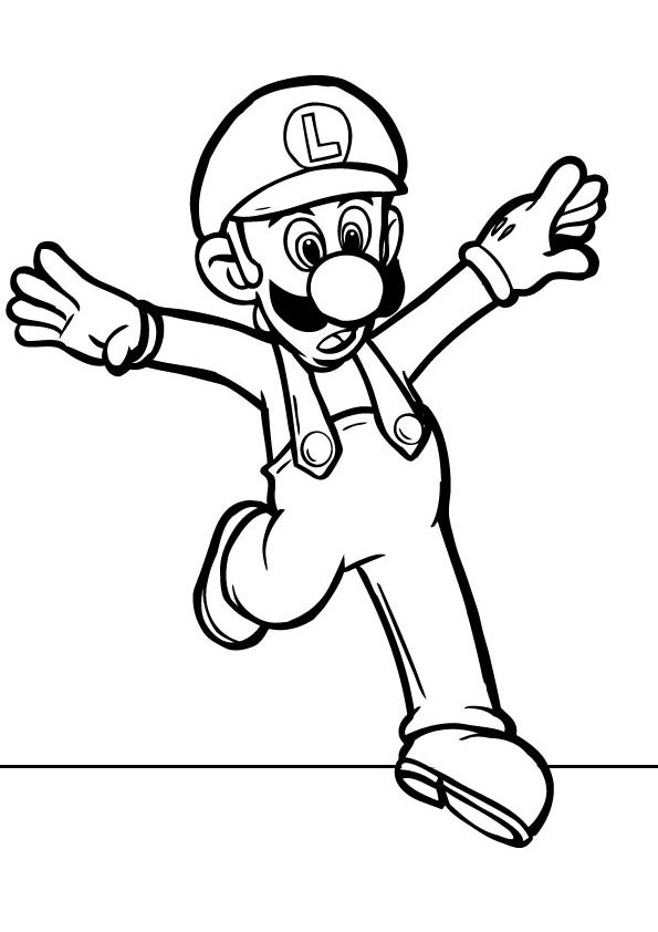 Mario Coloring Pages for Kids Printable 42