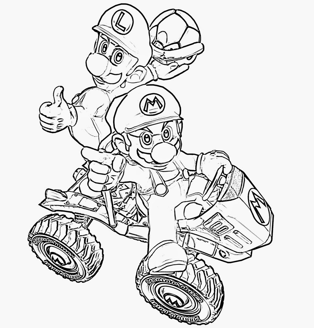 Mario Coloring Pages for Kids Printable 47