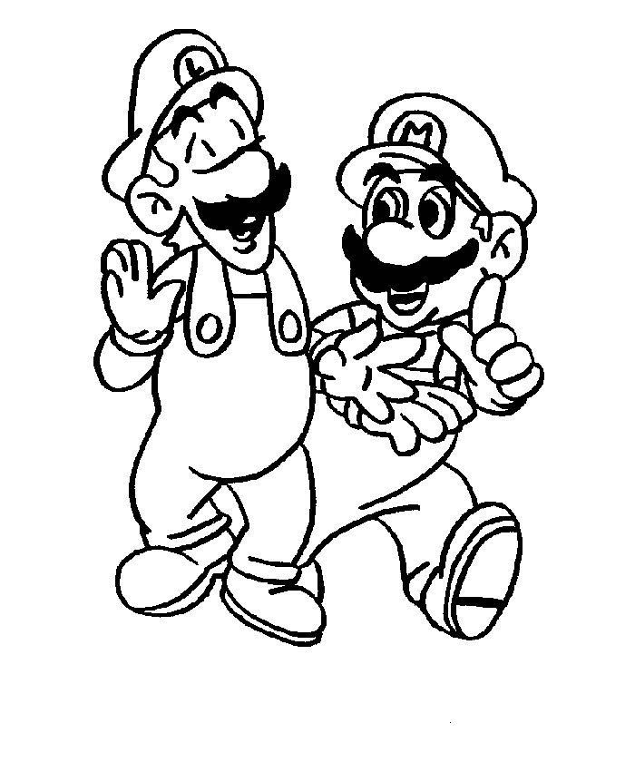 Mario Coloring Pages for Kids Printable 53