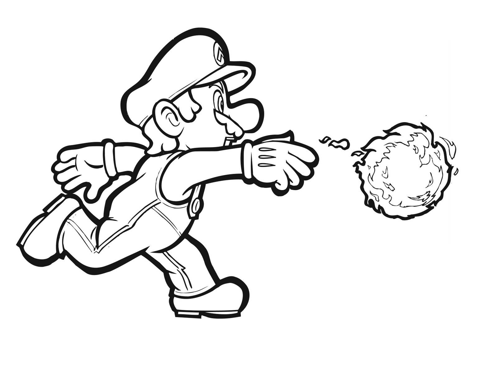 Mario Coloring Pages for Kids Printable 60