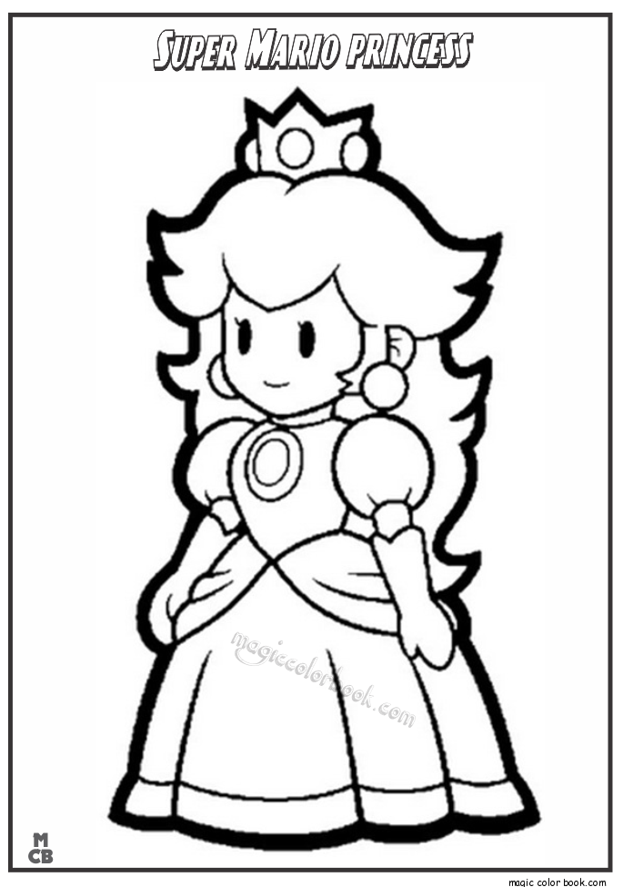 Mario Coloring Pages for Kids Printable 61