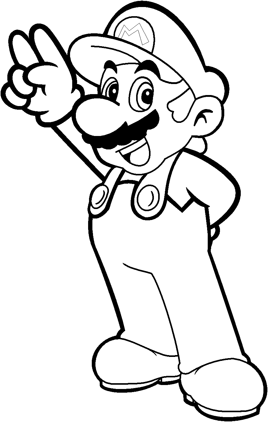 Mario Coloring Pages for Kids Printable 67