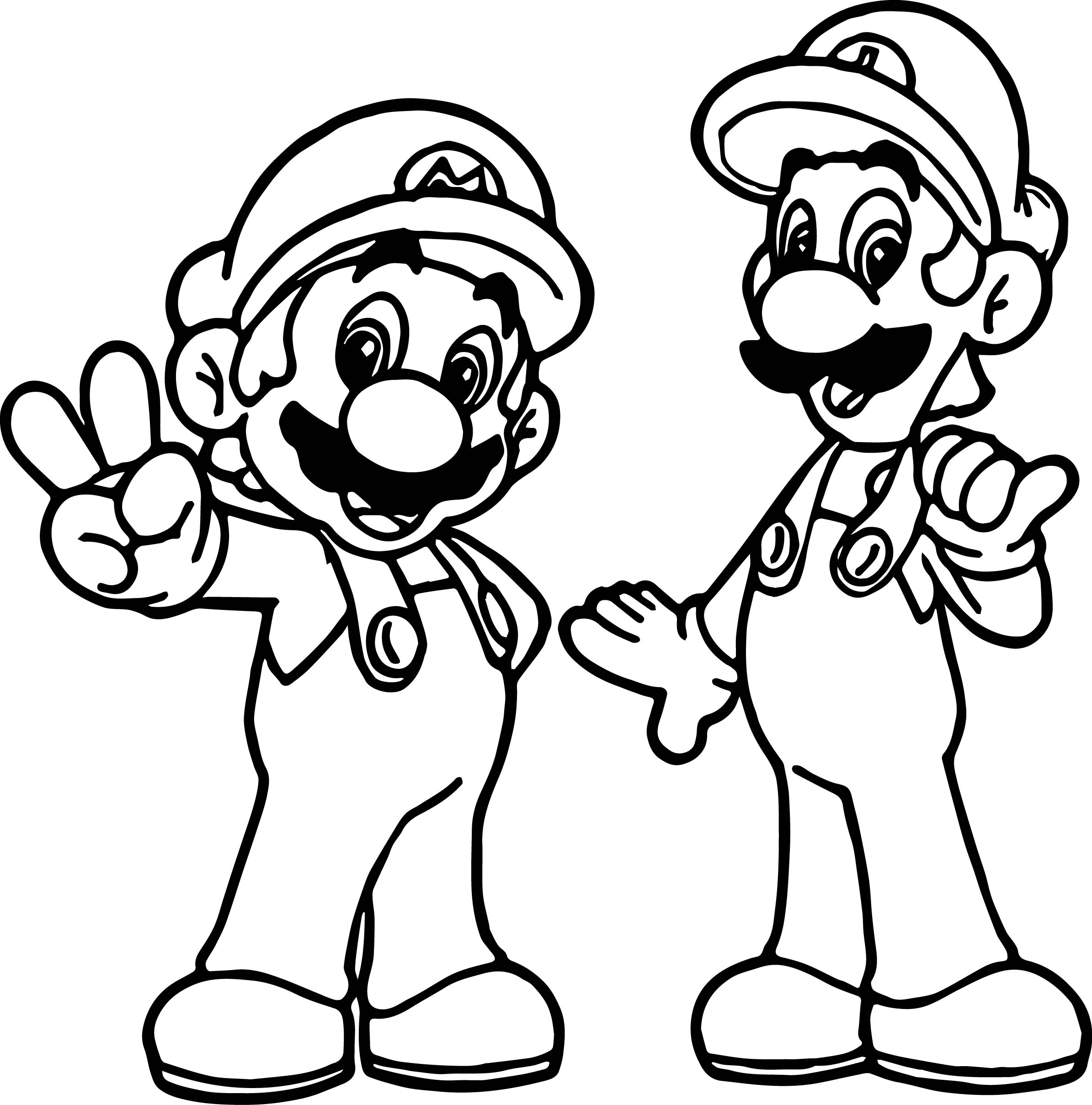 Mario Coloring Pages for Kids Printable 70