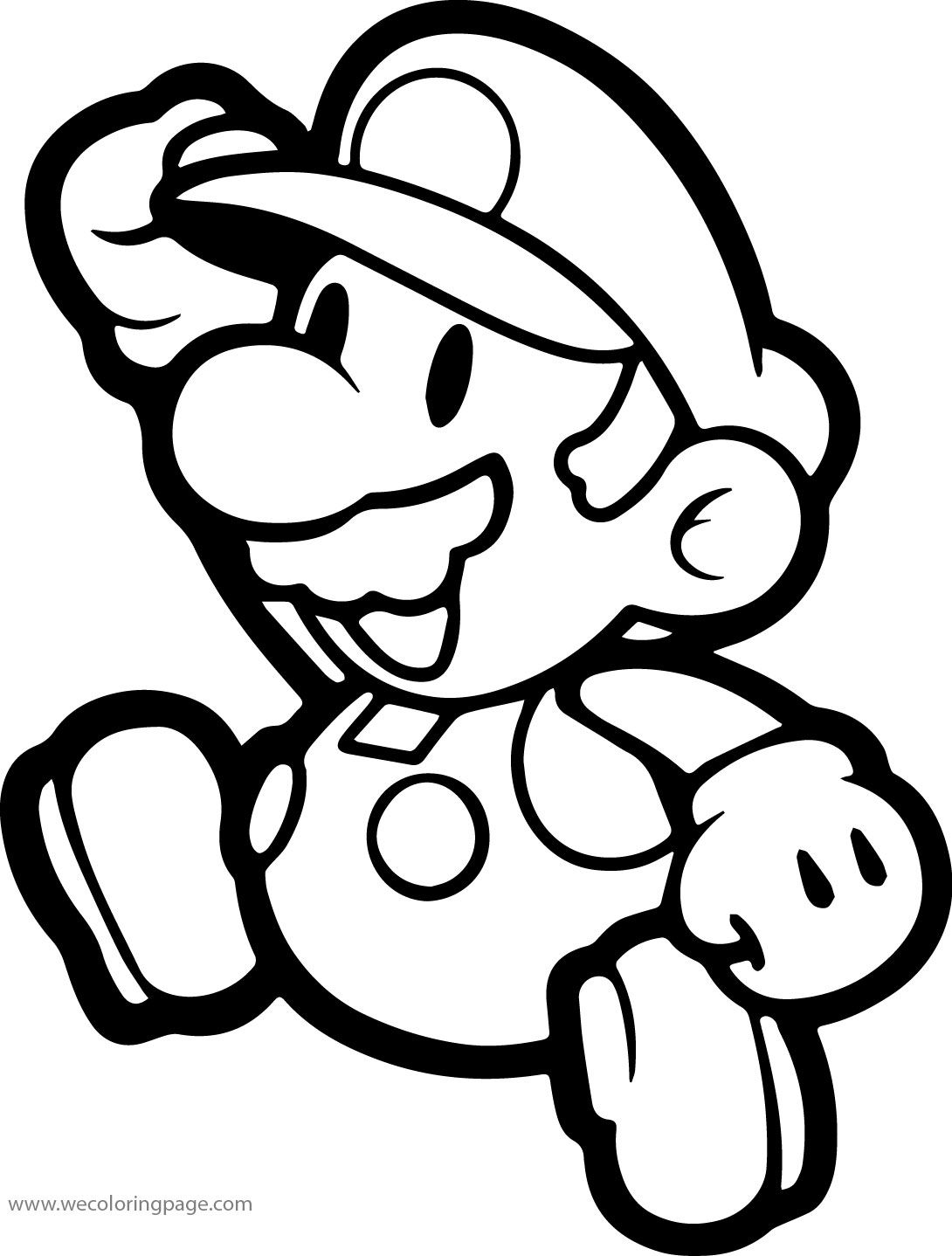 Mario Coloring Pages for Kids Printable 73