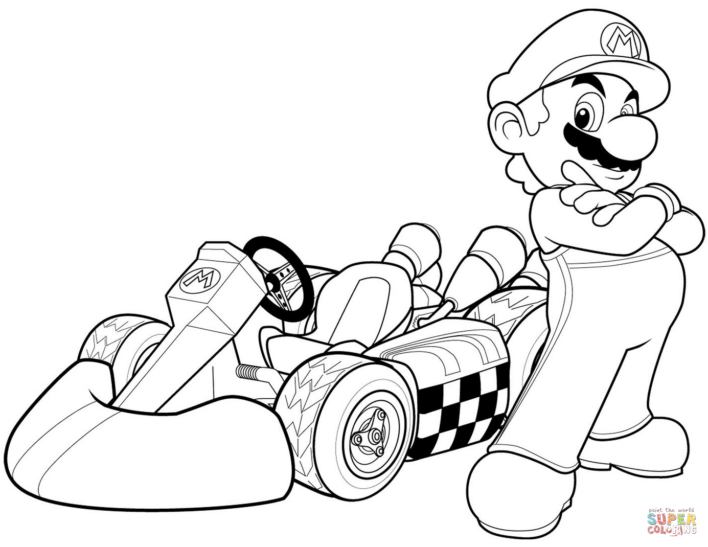 Mario Coloring Pages for Kids Printable 76