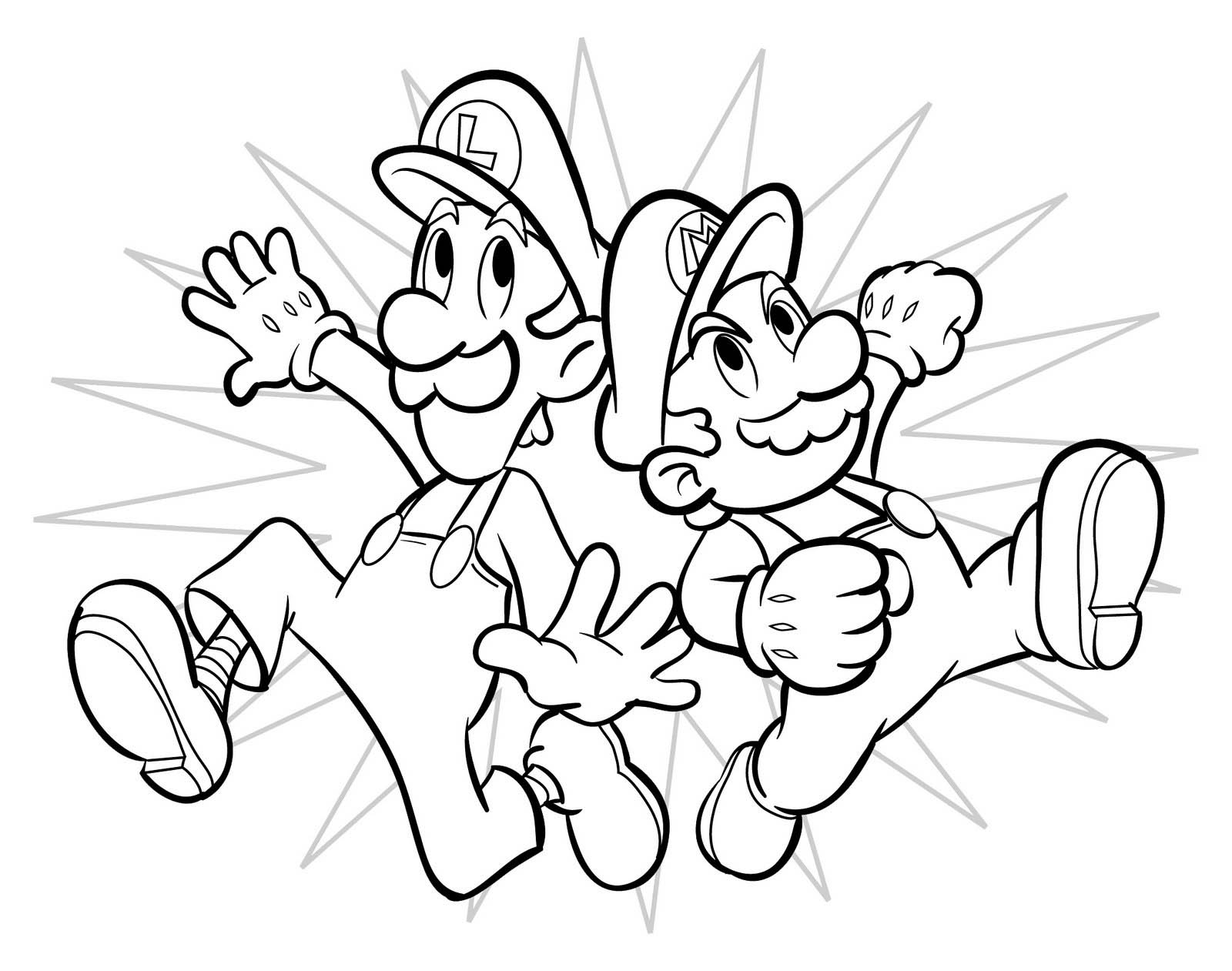 Mario Coloring Pages for Kids Printable 86