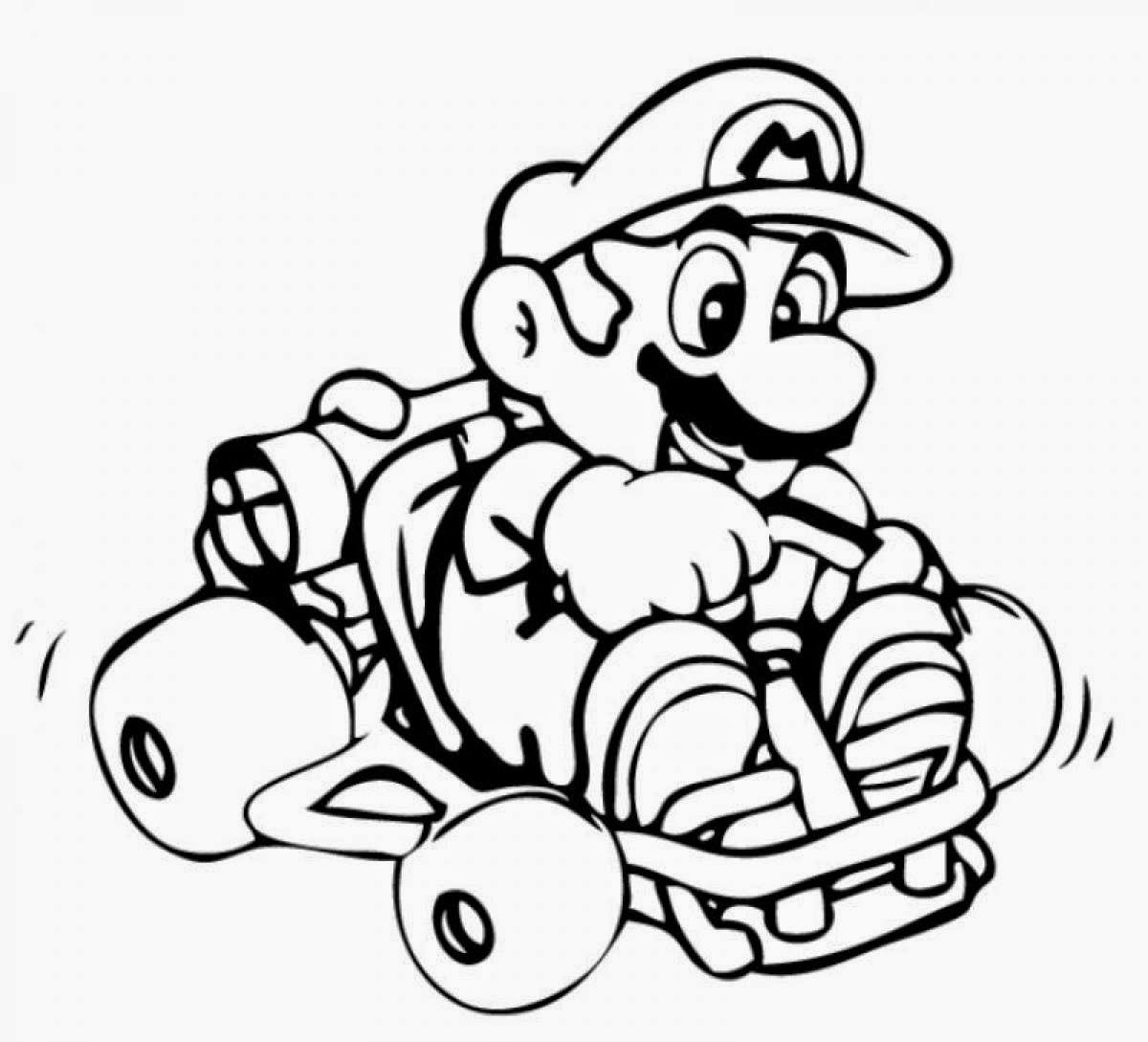 Mario Coloring Pages for Kids Printable 89