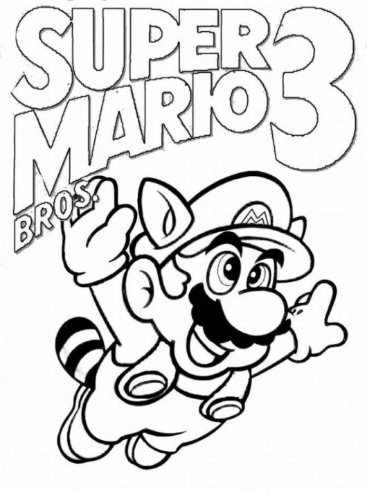 Mario Coloring Pages for Kids Printable 90