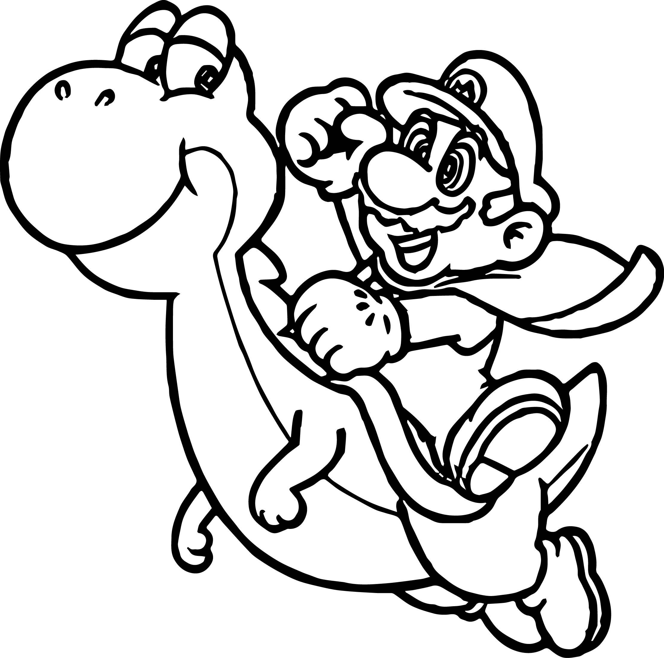 Mario Coloring Pages for Kids Printable 94