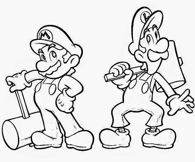 Mario Coloring Pages for Kids Printable 97