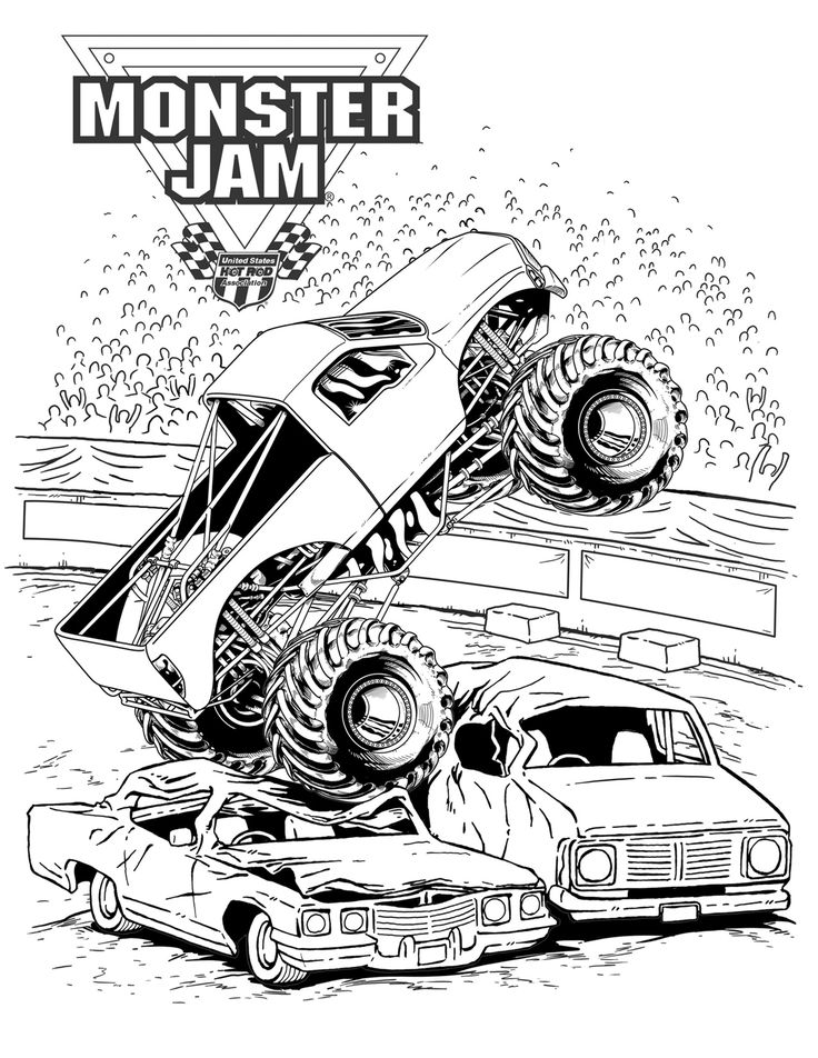 Monster Truck Coloring Pages Free Printable 104