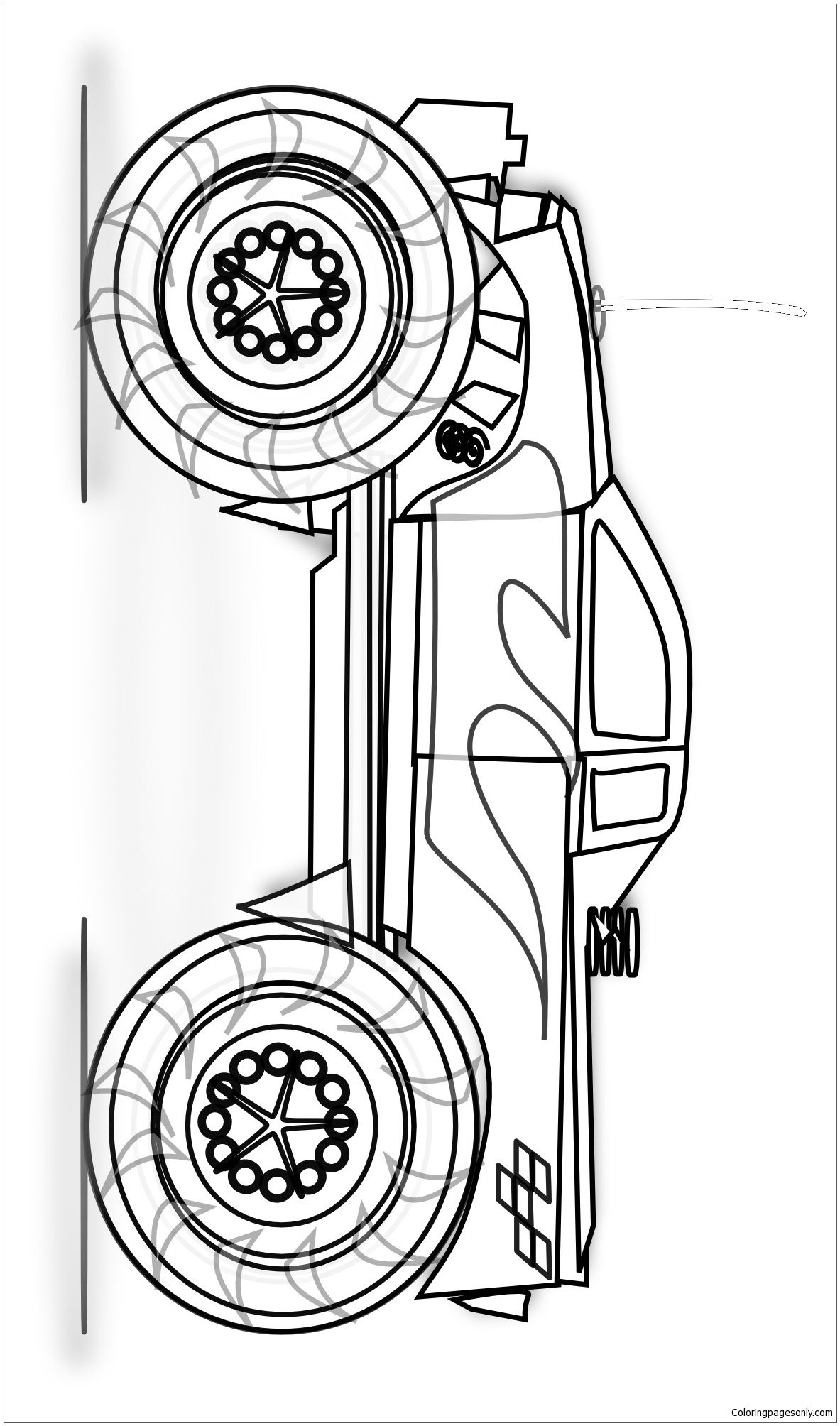 Monster Truck Coloring Pages Free Printable 108