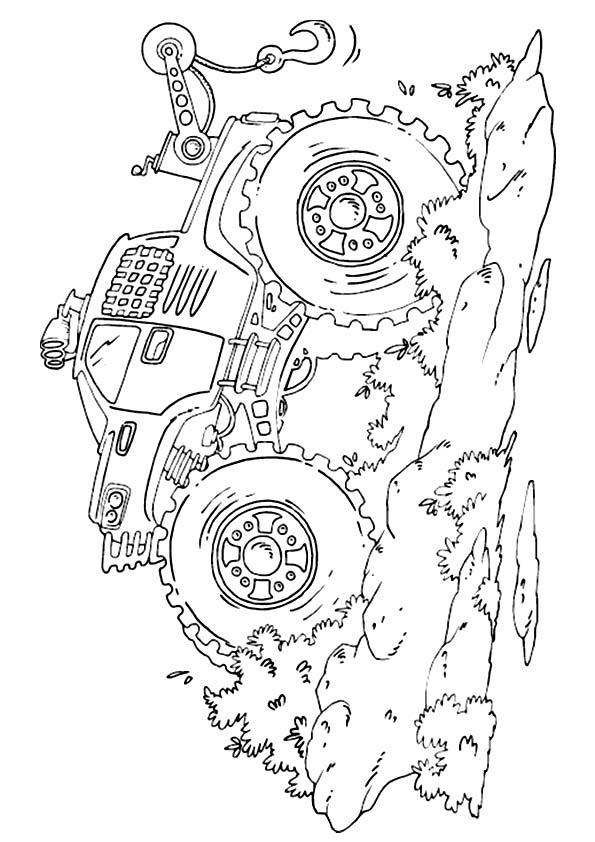 Monster Truck Coloring Pages Free Printable 114