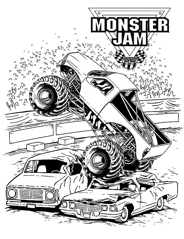 Monster Truck Coloring Pages Free Printable 119