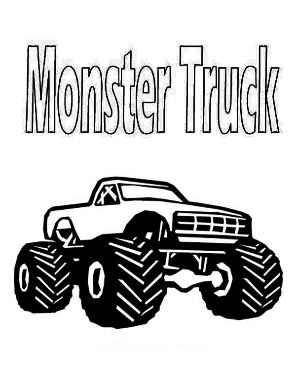 Monster Truck Coloring Pages Free Printable 20