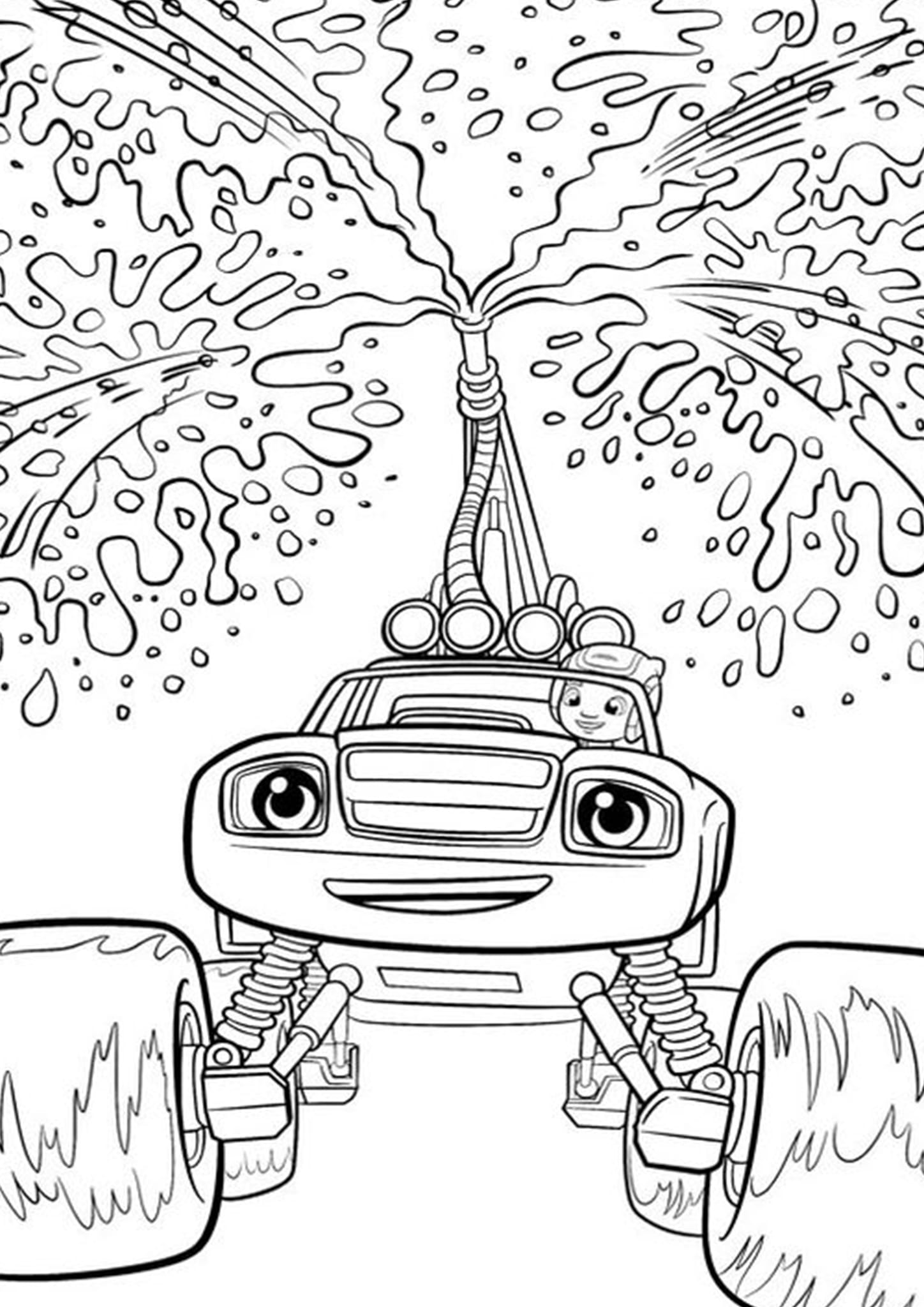 Monster Truck Coloring Pages Free Printable 30