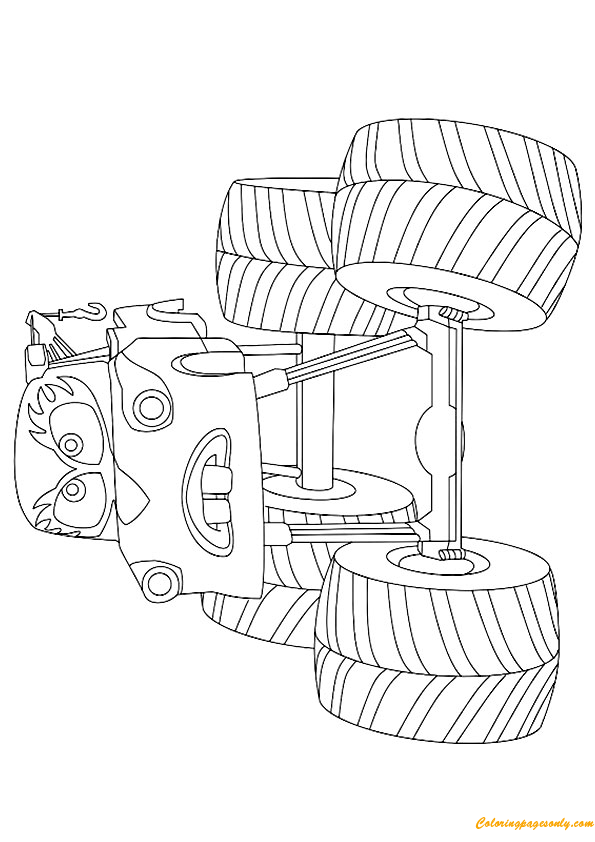 Monster Truck Coloring Pages Free Printable 33