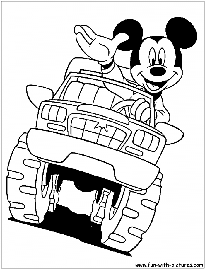 Monster Truck Coloring Pages Free Printable 37