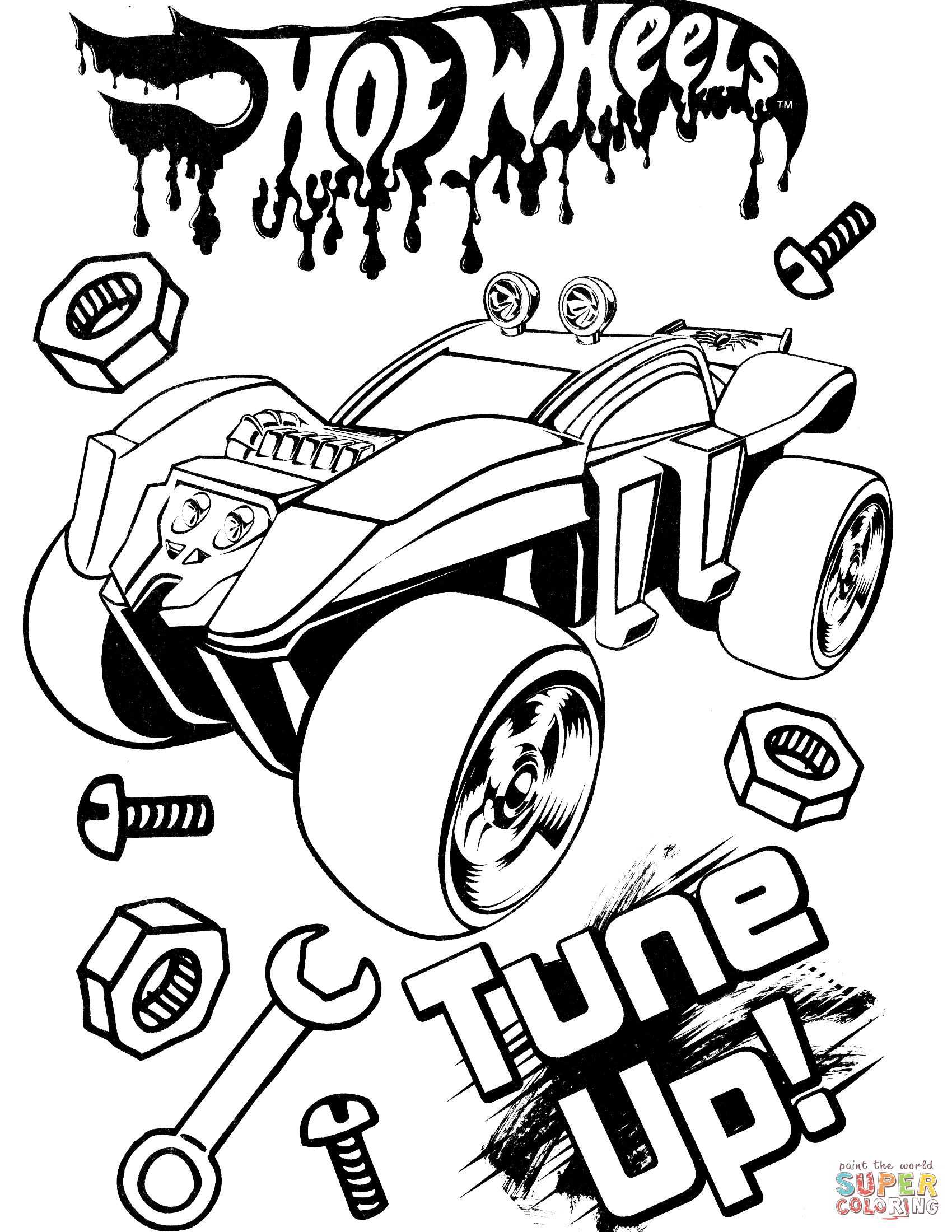 Monster Truck Coloring Pages Free Printable 42