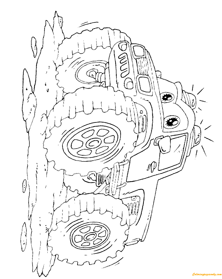 Monster Truck Coloring Pages Free Printable 47