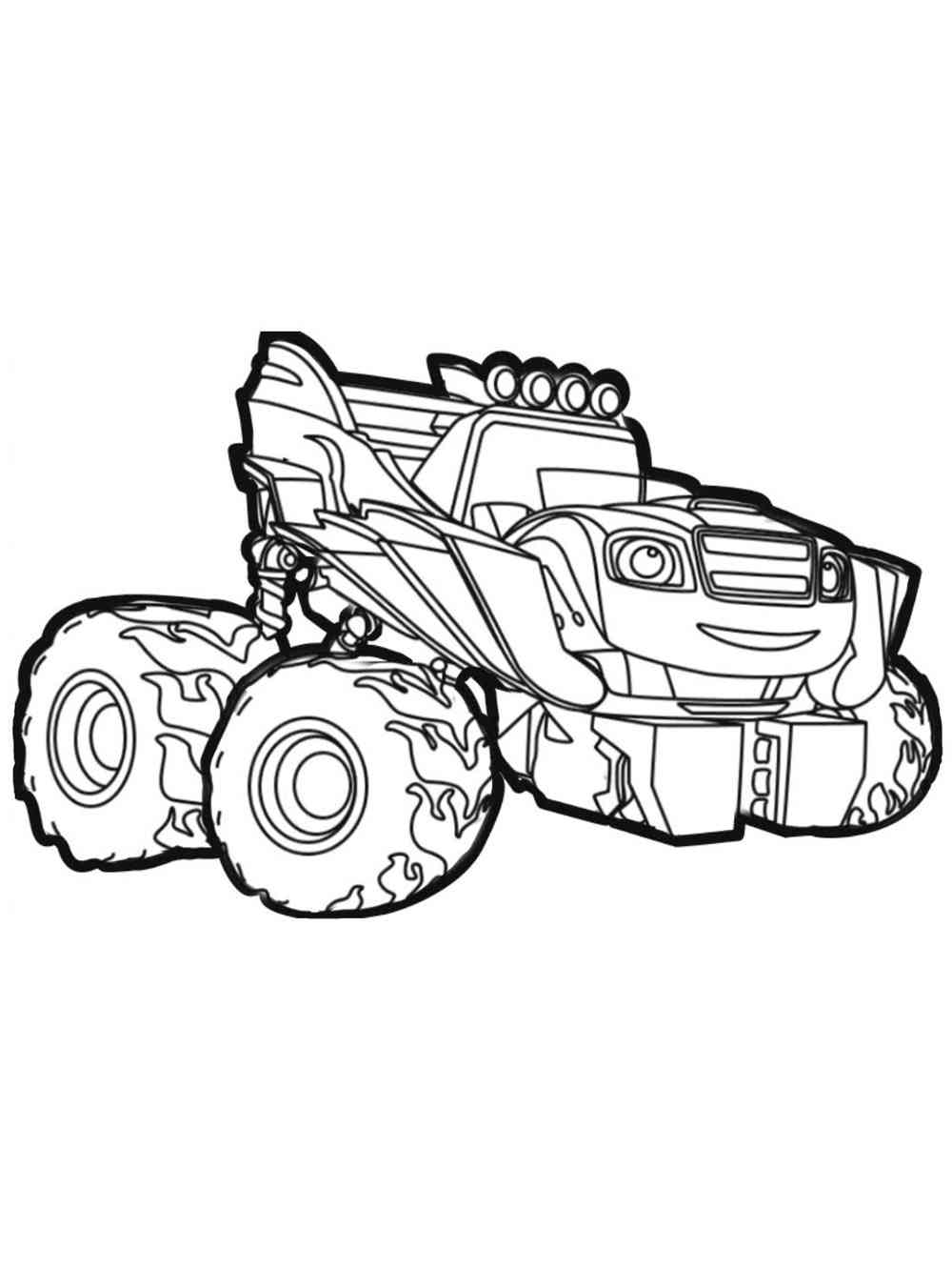 Monster Truck Coloring Pages Free Printable 55