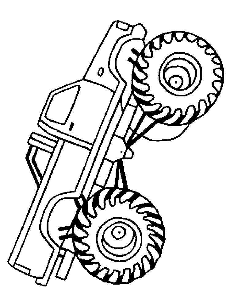 Monster Truck Coloring Pages Free Printable 6