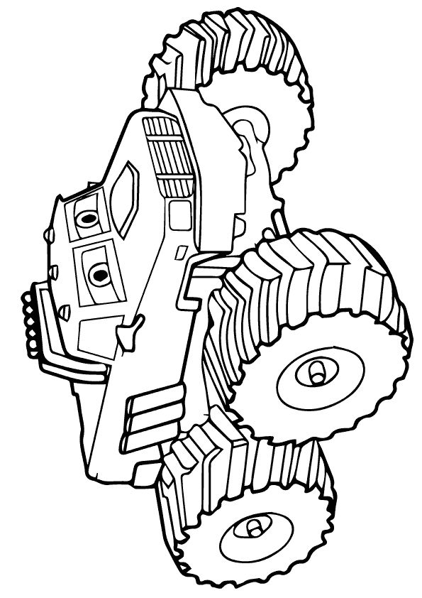 Monster Truck Coloring Pages Free Printable 78