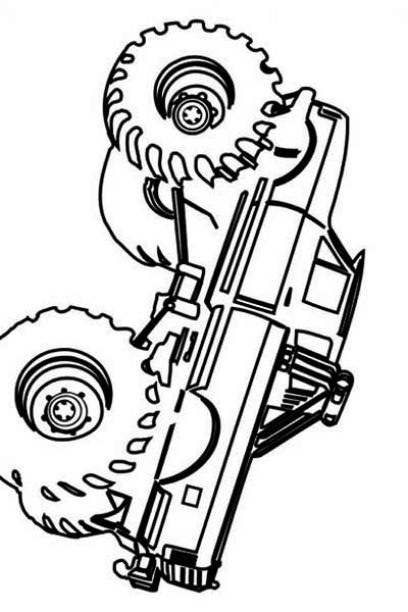 Monster Truck Coloring Pages Free Printable 81