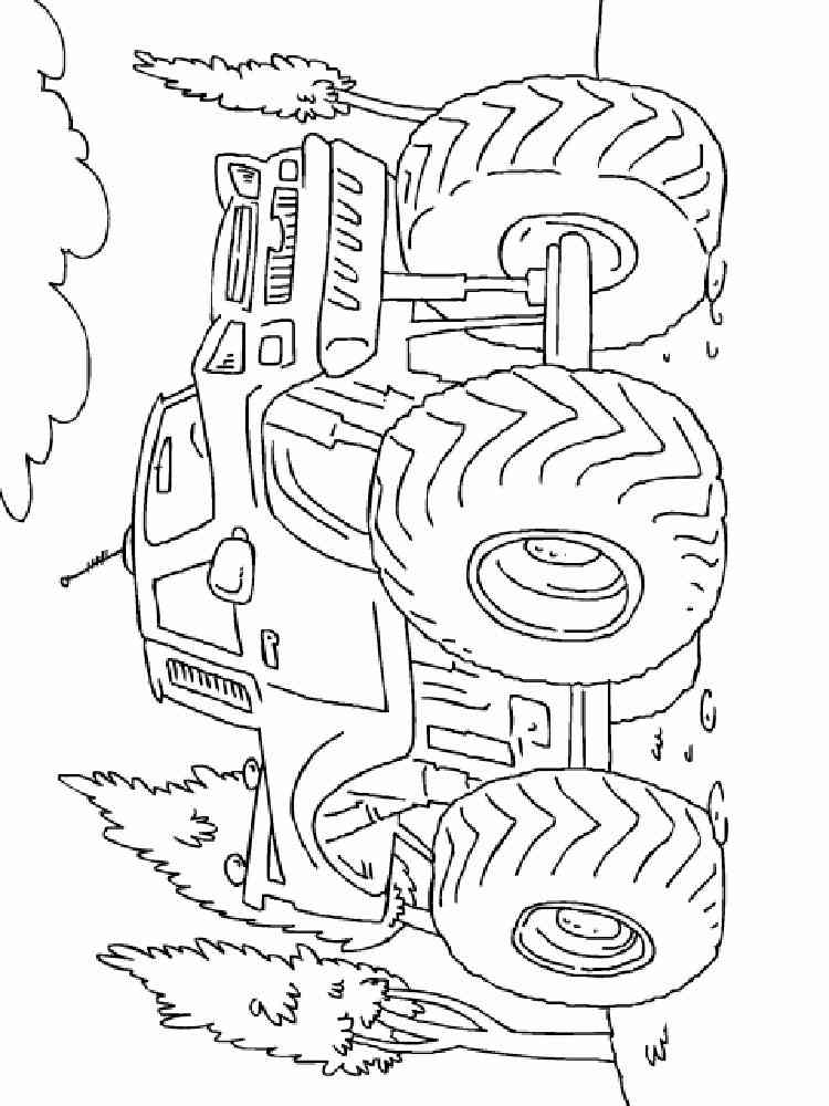 Monster Truck Coloring Pages Free Printable 91