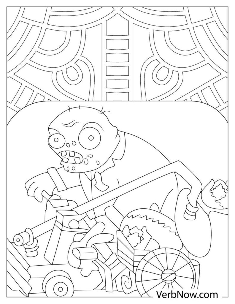 Plants vs Zombies Coloring Pages FREE Printable 27