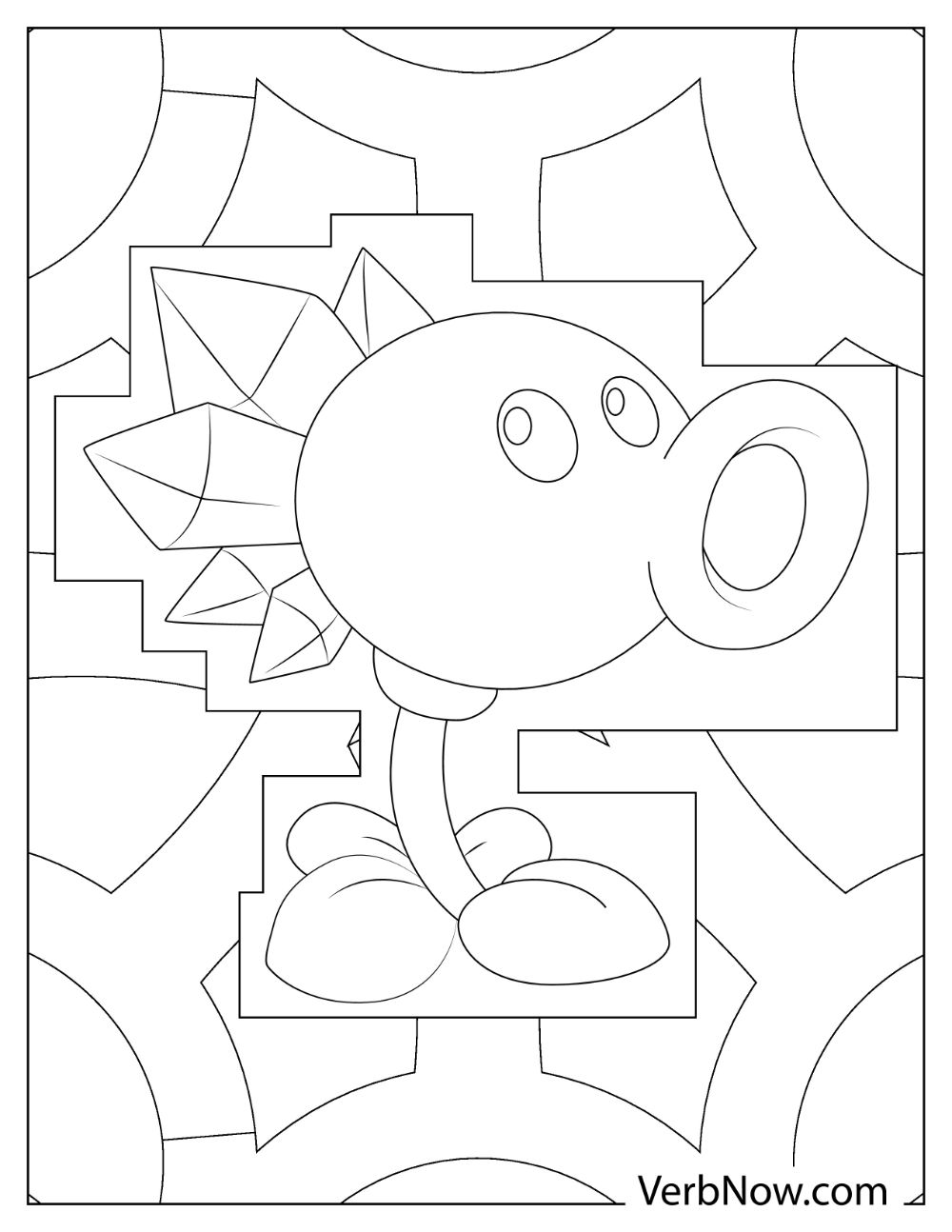 Plants vs Zombies Coloring Pages FREE Printable 38