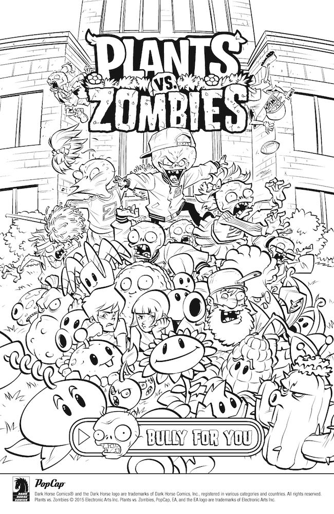 Plants vs Zombies Coloring Pages FREE Printable 49