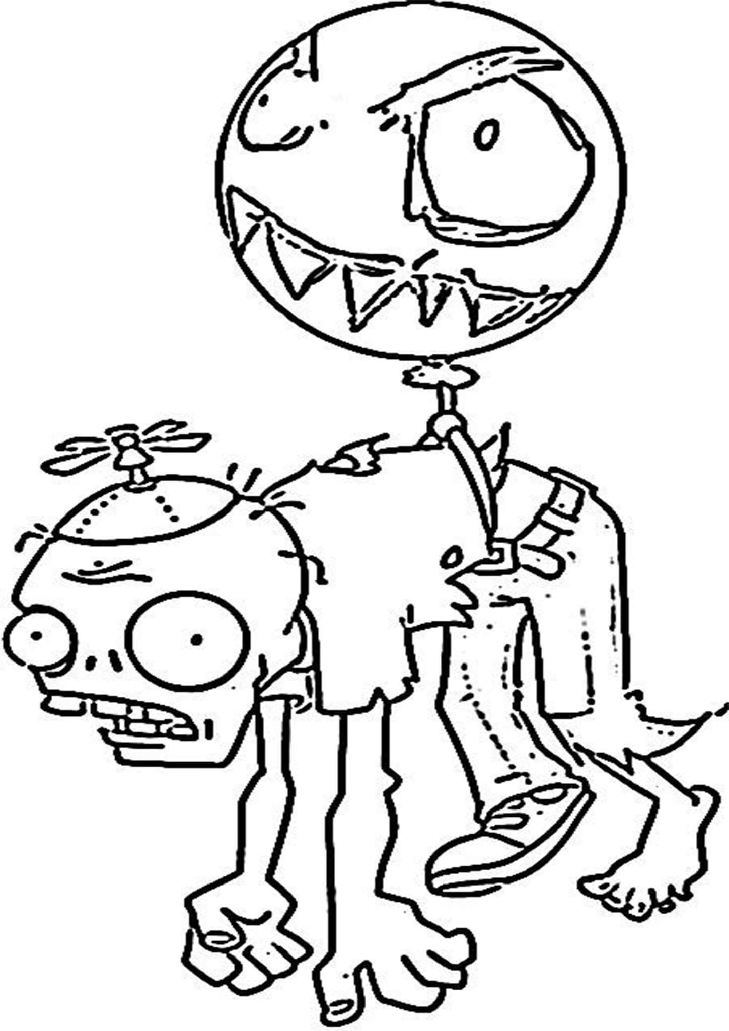 Plants vs Zombies Coloring Pages FREE Printable 66