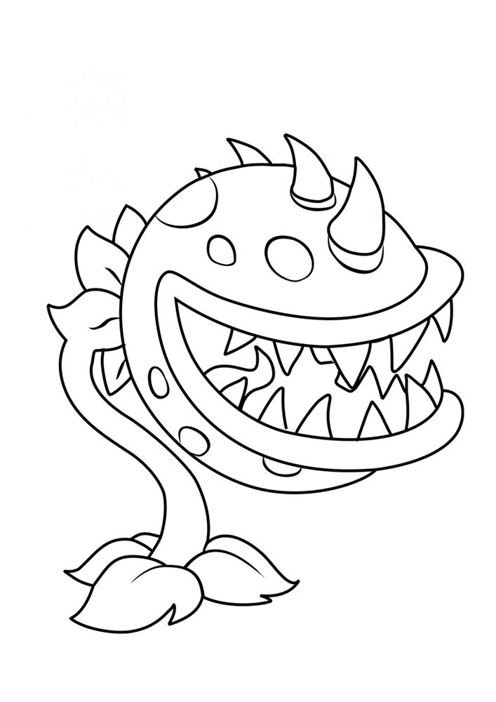 Plants vs Zombies Coloring Pages FREE Printable 68