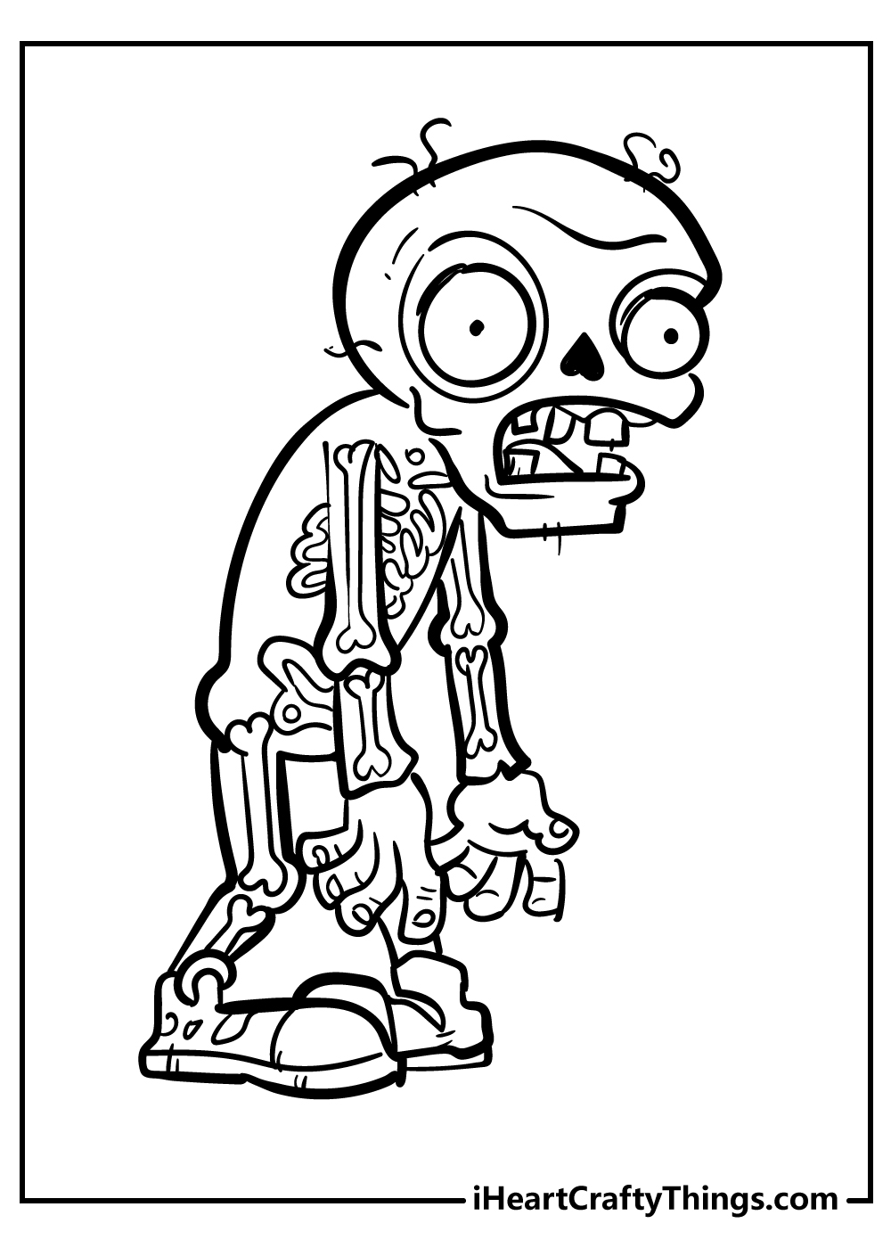 Plants vs Zombies Coloring Pages FREE Printable 76