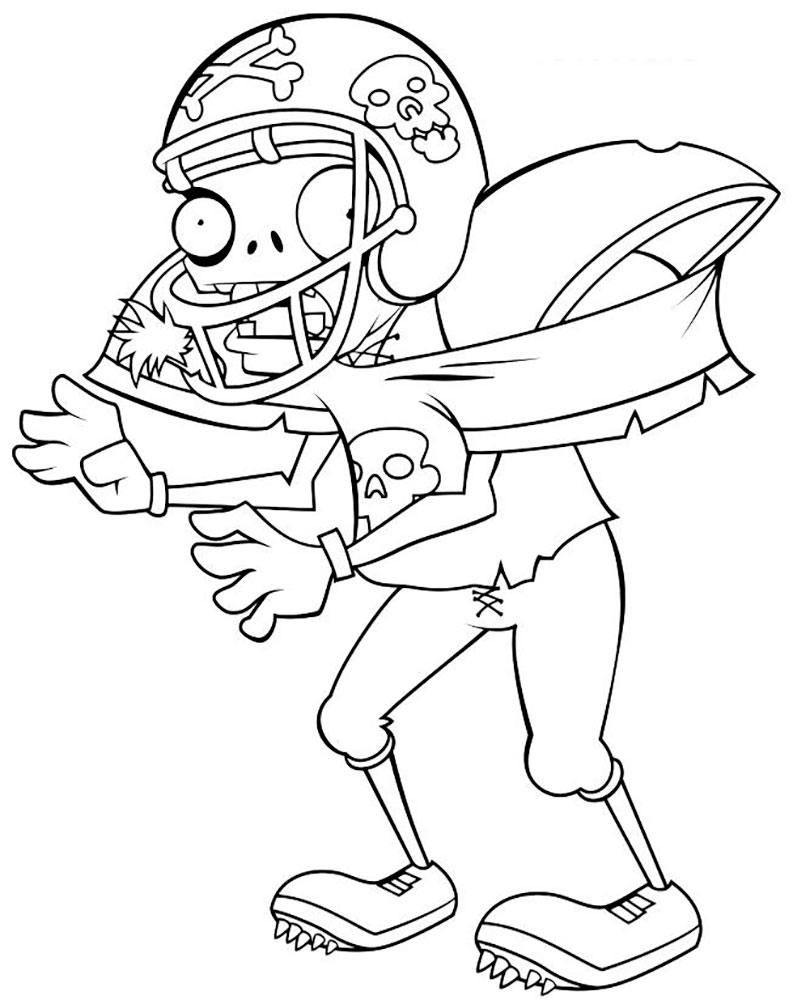 Plants vs Zombies Coloring Pages FREE Printable 78