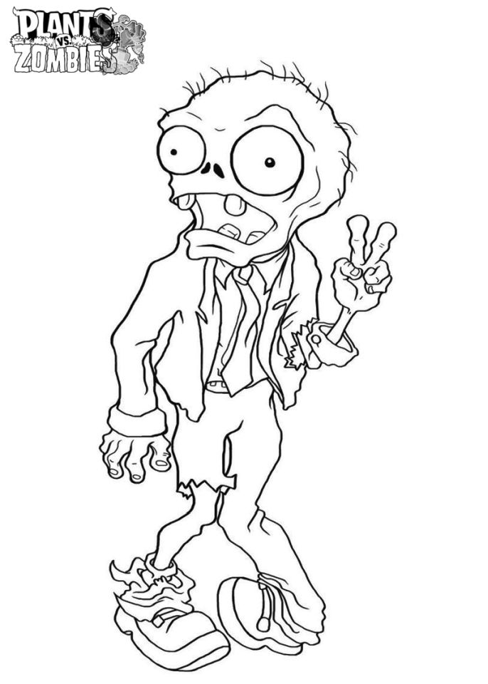 Plants vs Zombies Coloring Pages FREE Printable 79